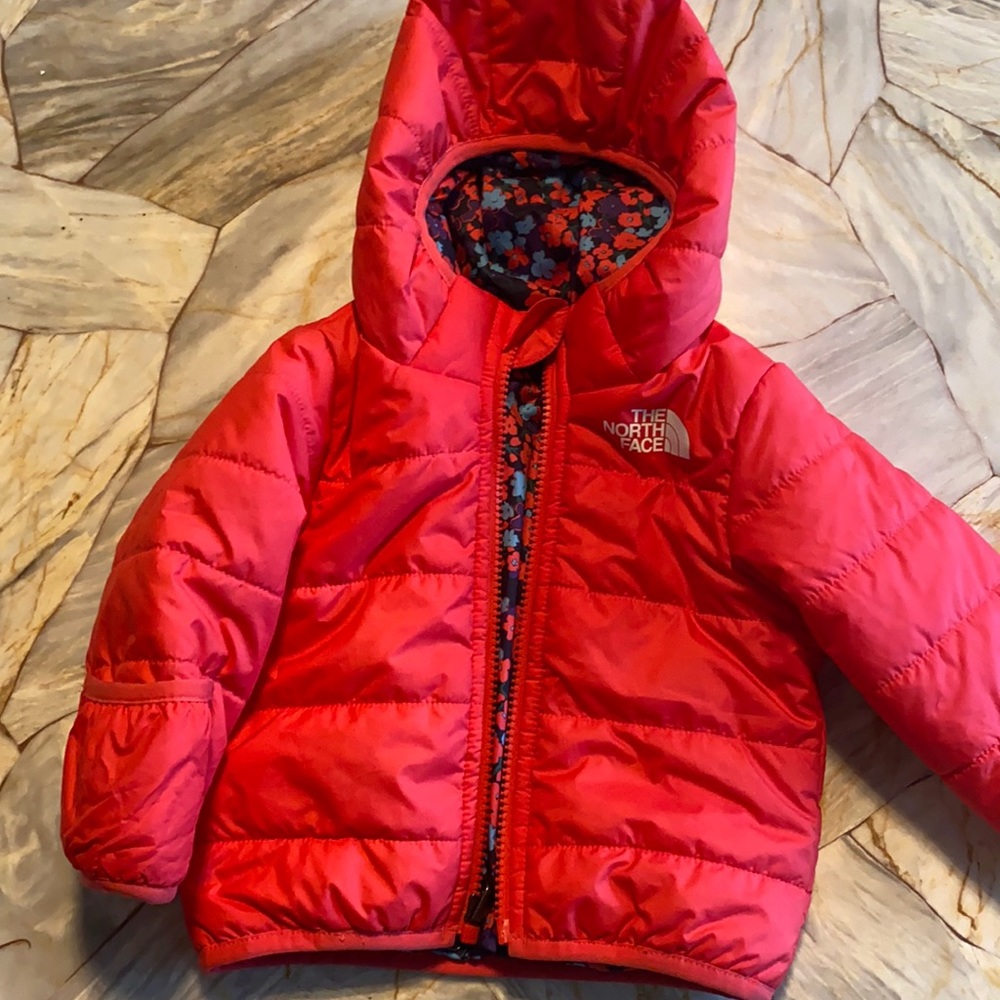 North face reversible winter jacket